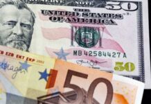 Гривна вновь укрепилась по отношению к доллару и евро