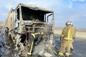 На трассе Одесса &ndash; Киев загорелась фура: подробности происшествия
