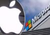 Microsoft подвинула Apple с вершины финансового Олимпа