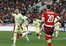 Розгромна перемога Іспанії у меншості та герой Кріштіану Роналду: відеоогляди матчів Ліги націй