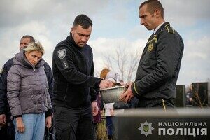 В Одессе простились с полицейскими, погибшими в результате ракетного удара 18 ноября