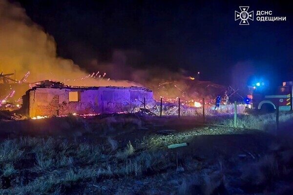 Ночная атака БпЛА на Одесчину: под ударом оказалось фермерское хозяйство (обновлено)